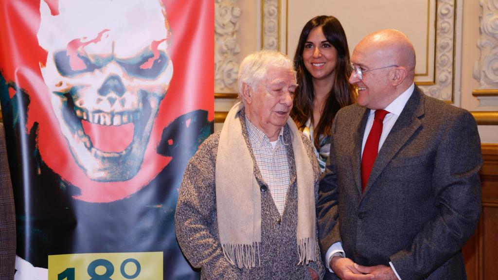 Carnero con Jesús Redondo en la presentación