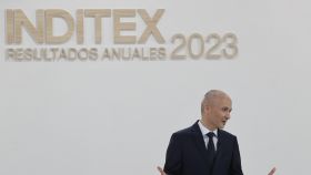 Óscar García Maceiras, consejero delegado de Inditex, en la presentación de resultados