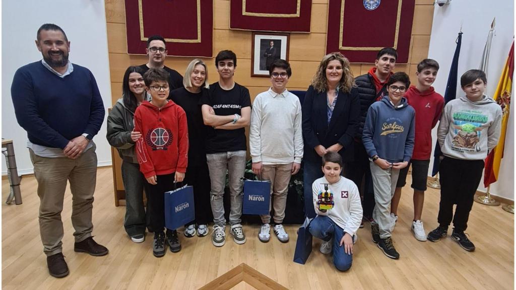 Narón (A Coruña) recibe al equipo G4Z4F4NT4SM4S, finalista en la First Lego League