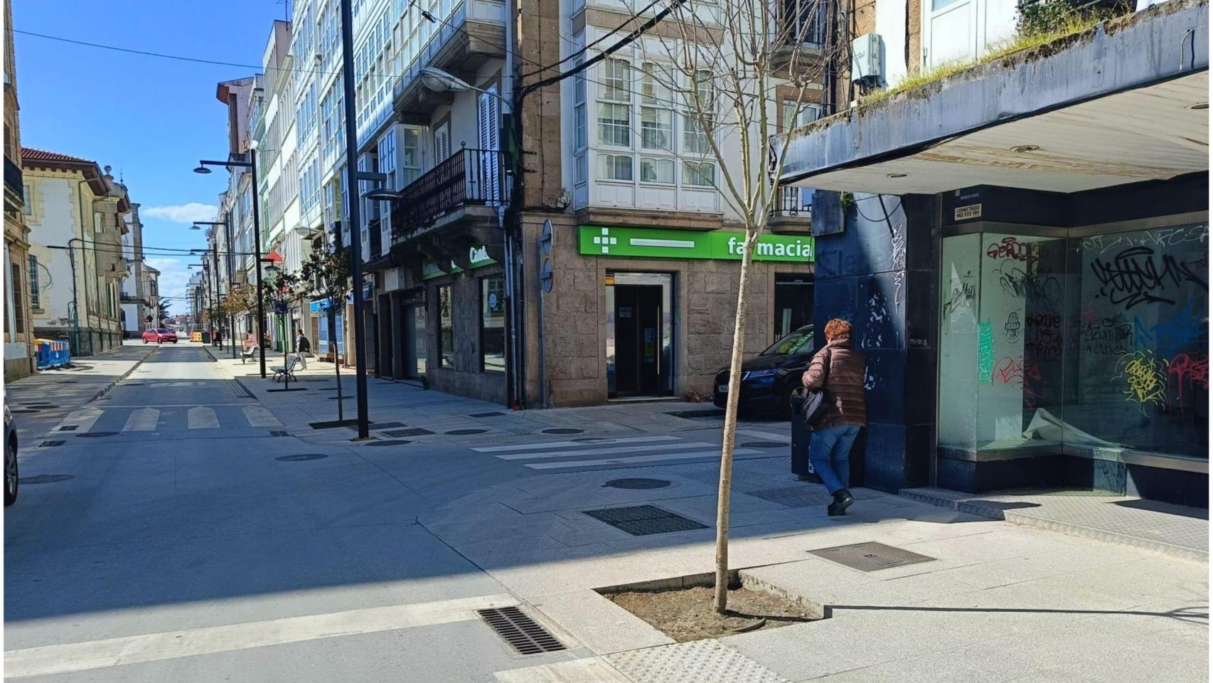 Las obras de urbanización de la calle Iglesia de Ferrol bloquearán mañana el cruce con Tierra