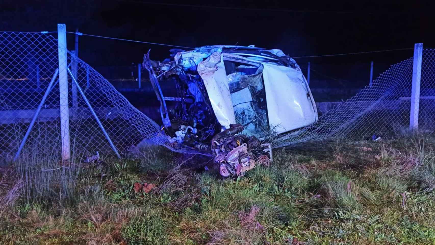 Accidente de tráfico en la N-525 a su paso por Verín (Ourense).