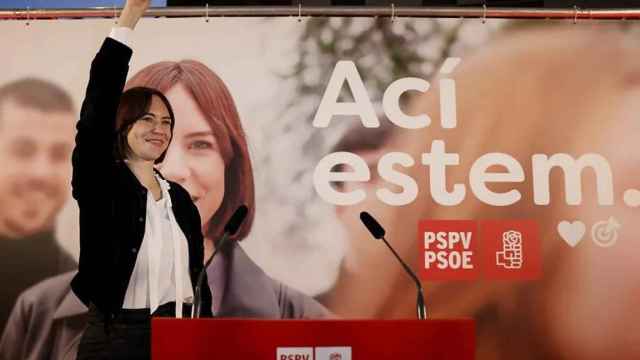 La ministra Diana Morant en un acto reciente del PSPV-PSOE.
