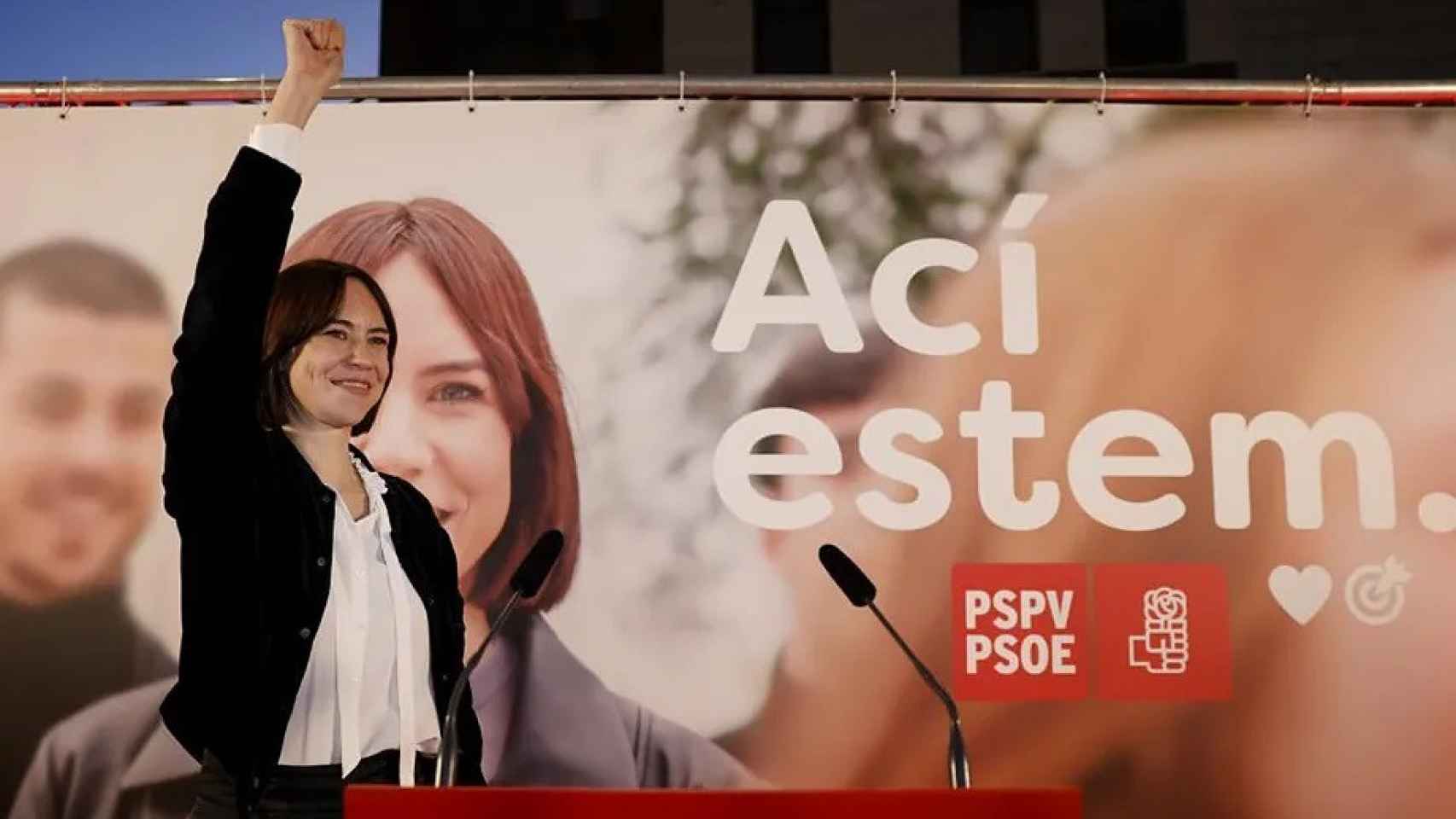 La ministra Diana Morant en un acto reciente del PSPV-PSOE.