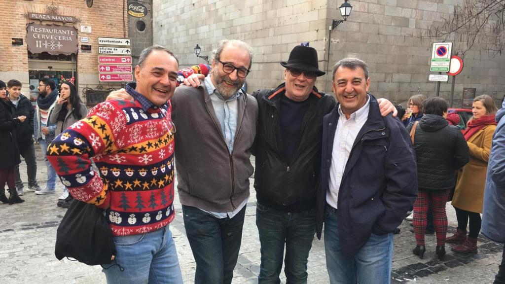 Macca, segundo por la izquierda, en Toledo recientemente.