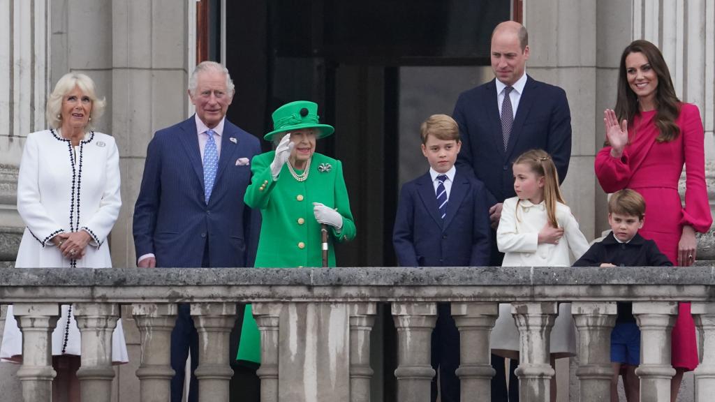 La familia real británica en una imagen de archivo de 2022.