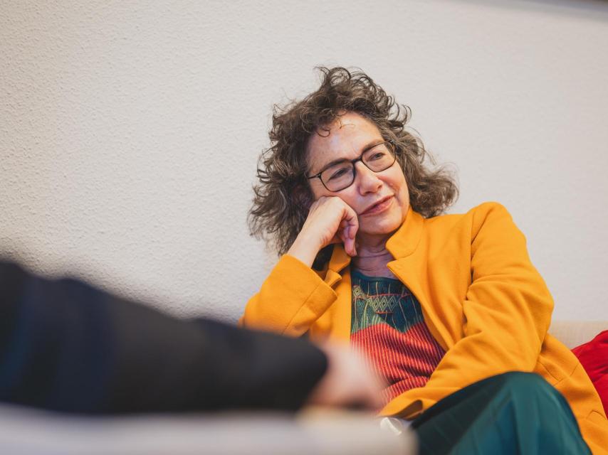 Susan Neiman, en una sala del Instituto Aspen durante la entrevista.