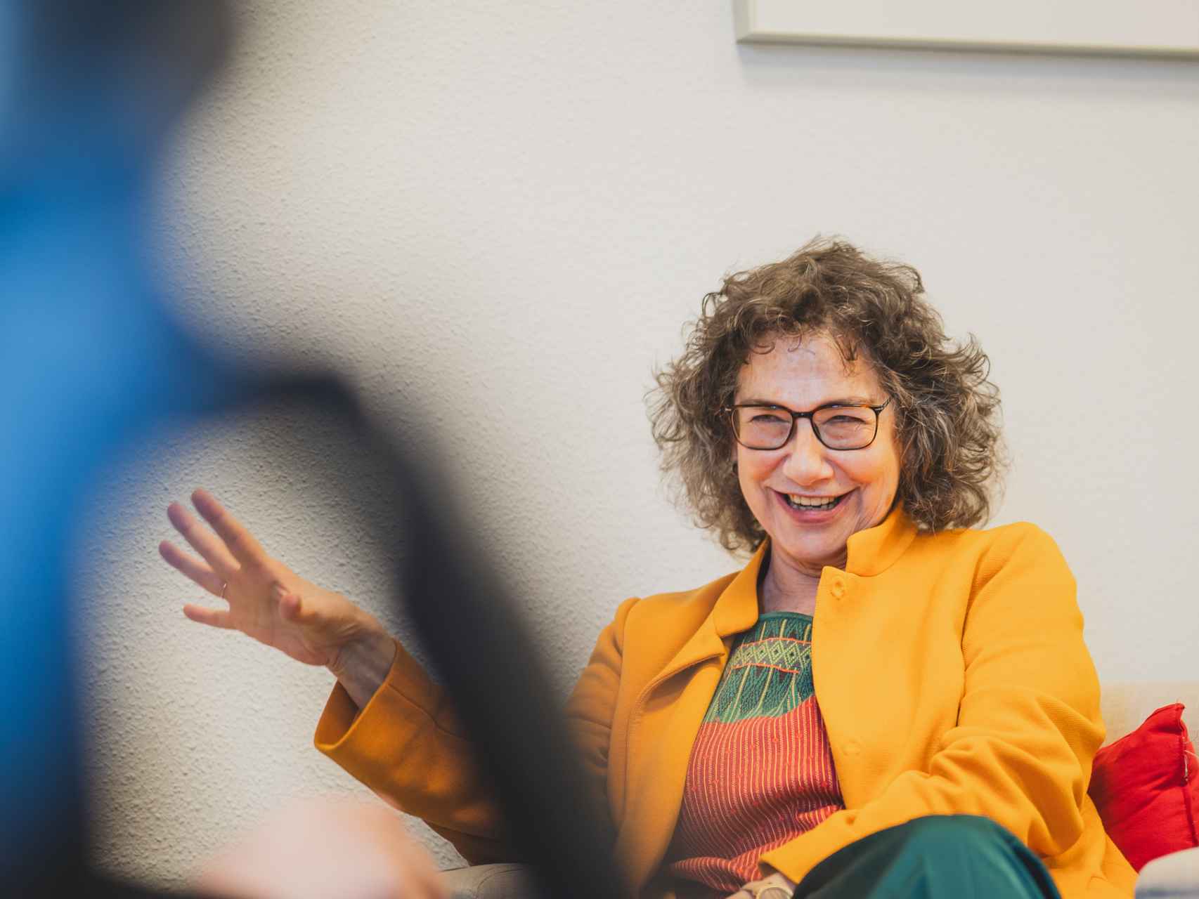 Susan Neiman, en una sala del Instituto Aspen durante la entrevista.