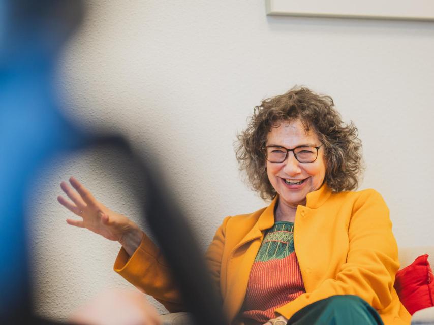 Susan Neiman, en una sala del Instituto Aspen durante la entrevista.