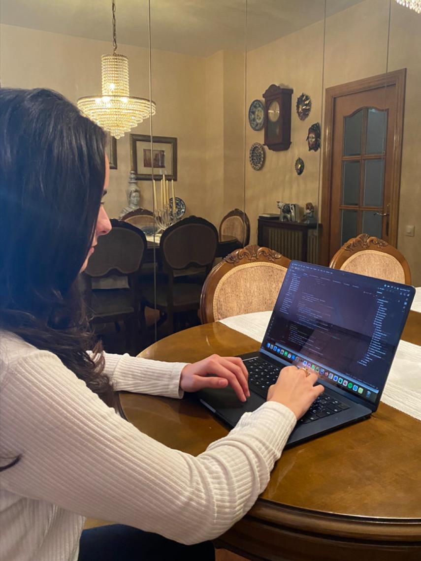 Claudia Reyero será la primera mujer en graduarse en el Doble Grado en Matemática Computacional e Ingeniería del Software.