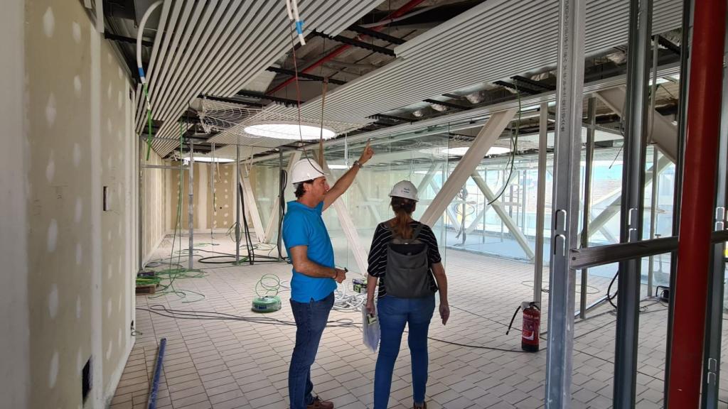 Visita de obras en Carlos Don Juan, Alicante.