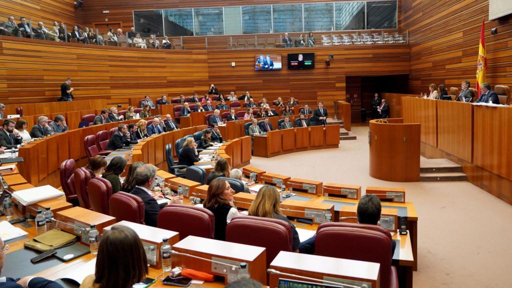 Imagen del pleno de las Cortes de Castilla y León de este miércoles.