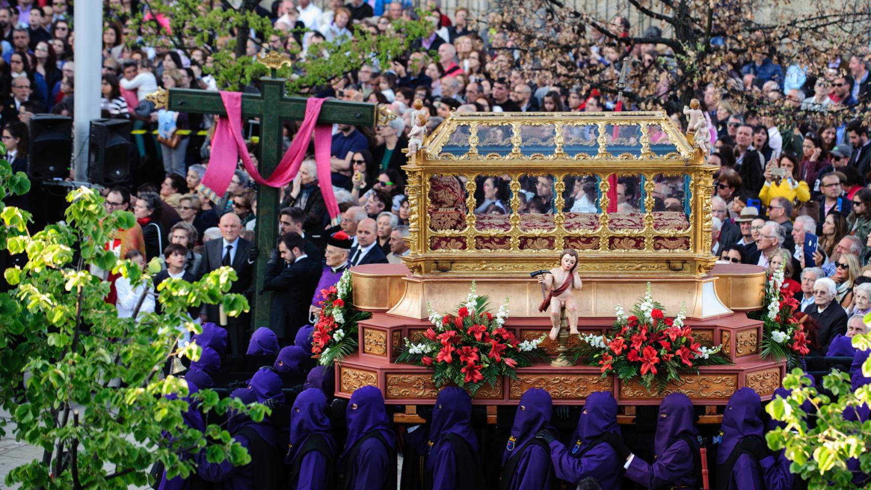 Uno de los pasos de la Semana Santa de Astorga