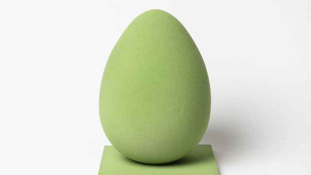 El huevo de pascua del Mejor Chocolatero del Mundo: 20 cm de chocolate blanco y té matcha