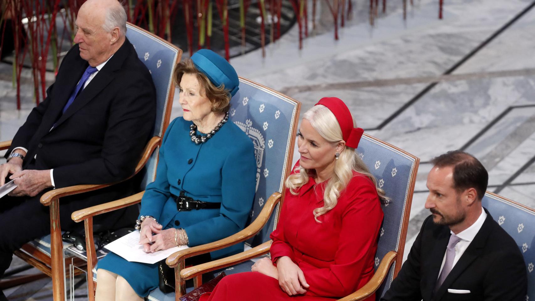 La familia real noruega en una imagen de archivo de 2022.
