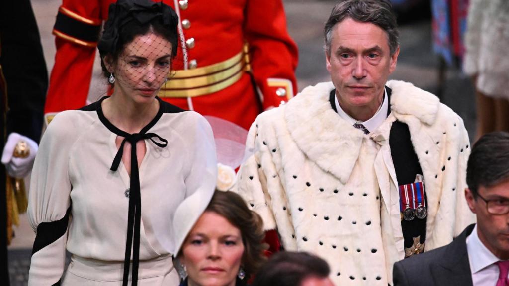 Rose Hanbury y el marqués de Cholmondeley en la coronación de Carlos III.