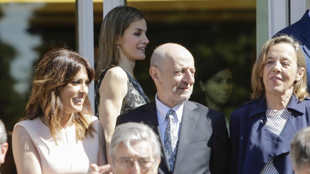 Helena Resano junto a la reina Letizia. Imagen de enero de 2016.