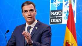 El presidente del Gobierno, Pedro Sánchez, en una cumbre de la OTAN. Imagen de archivo.
