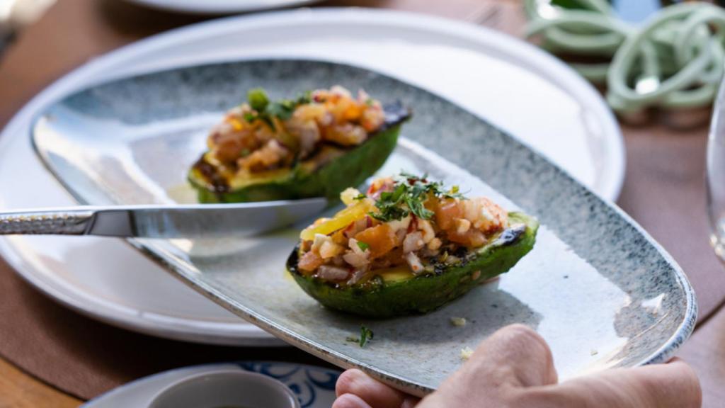 Uno de los platos con aguacate del restautante Sarmiento.