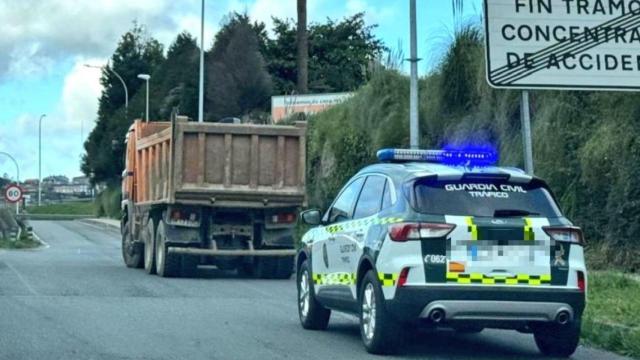 Imagen del accidente ocurrido esta mañana.