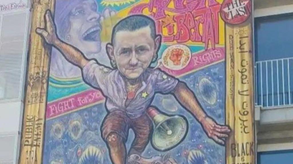 Mural que ha motivado la denuncia.