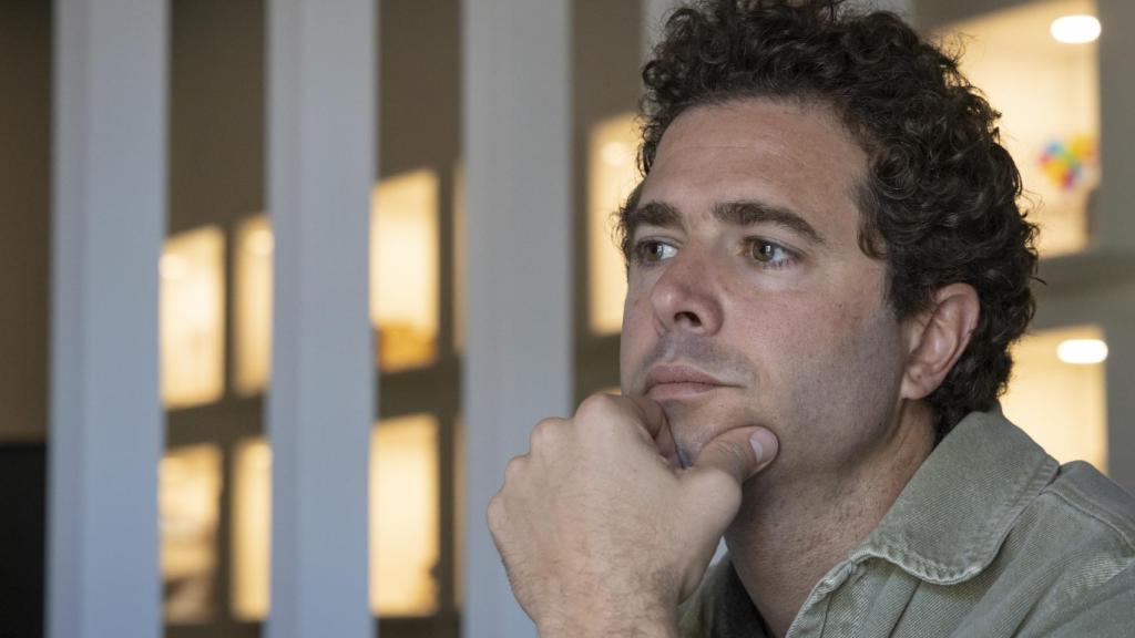 Alejandro Picatoste, durante la entrevista.