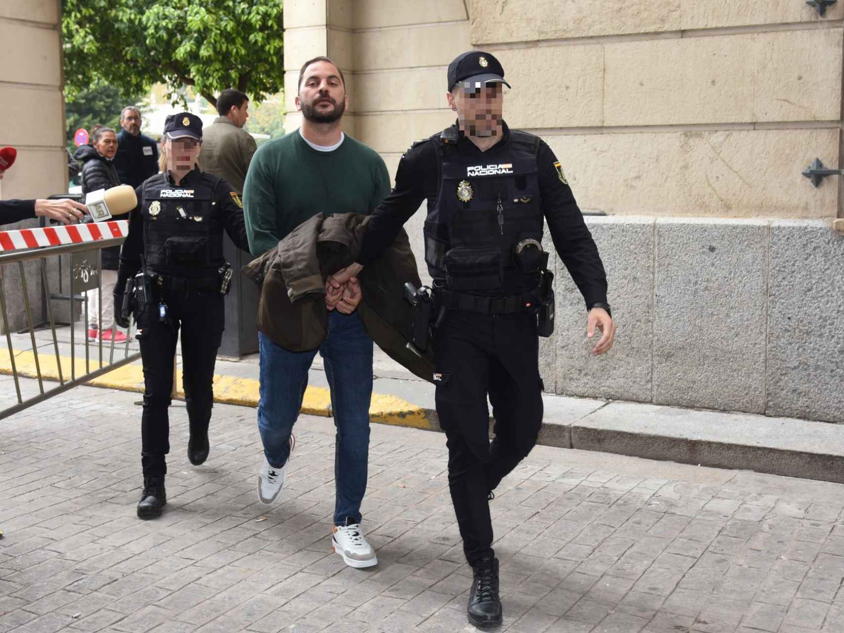 Antonio Tejado, a su llegada a los juzgados de Sevilla el pasado 15 de marzo.