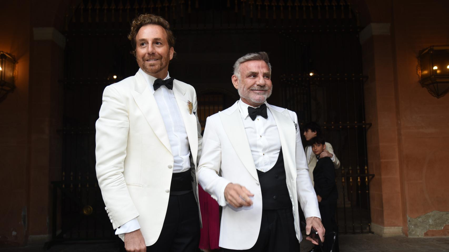 Raúl Prieto y Joaquín Torres el día de su boda en Sevilla.