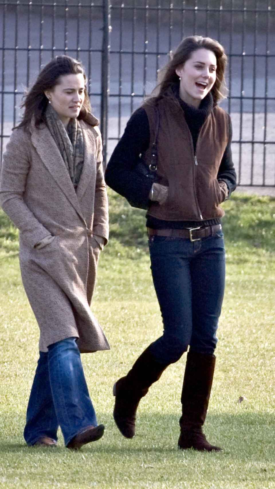 Kate y Pippa Middleton, en una imagen de archivo de 2007.