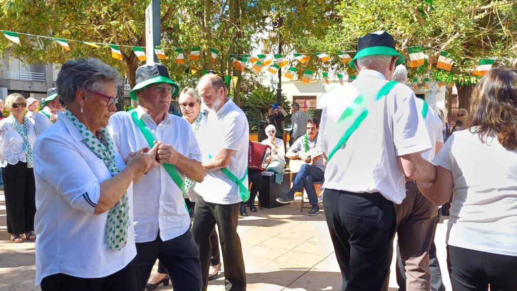 Los bailes durante la San Patricio este viernes en Torrevieja.