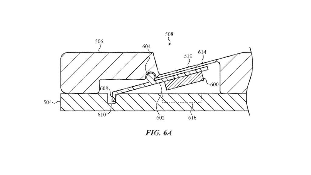 Mecanismo de sujeción mostrado en la patente.