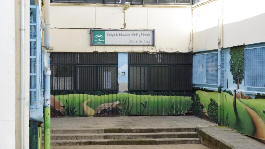 Entrada del CEIP Duque de Rivas.