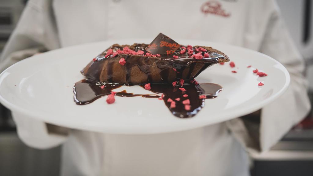 La torrija de chocolate.