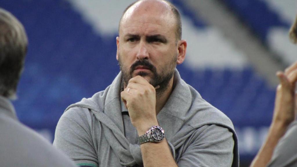 Kiko Lacasa, entrenador interino del equipo nuciero.