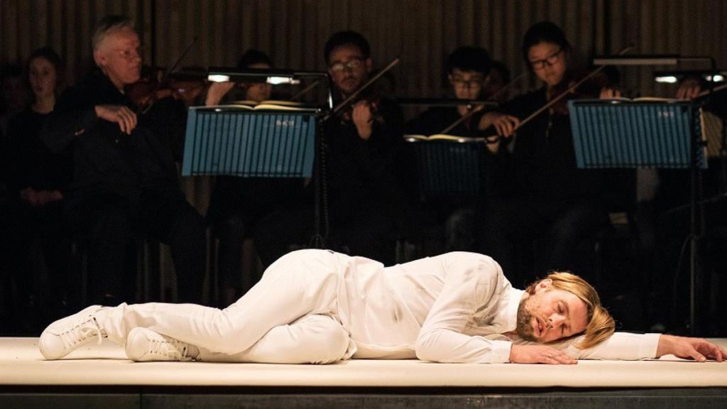 Un momento de la puesta en escena de Peter Leung para la 'Pasión según San Juan'. Foto: Emelie Schäfer