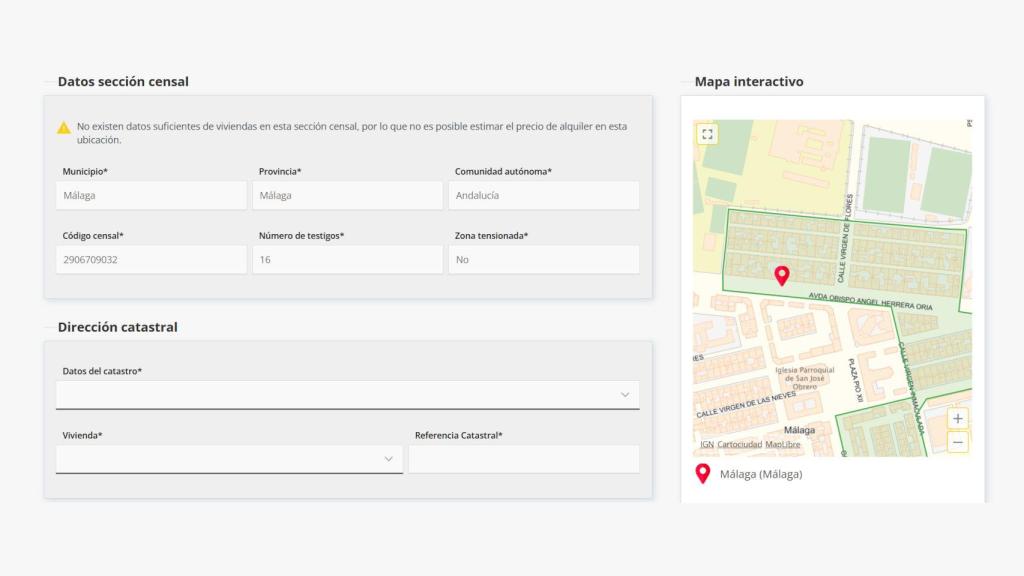 Herramienta para consultar el índice de referencia de precios de alquiler de vivienda
