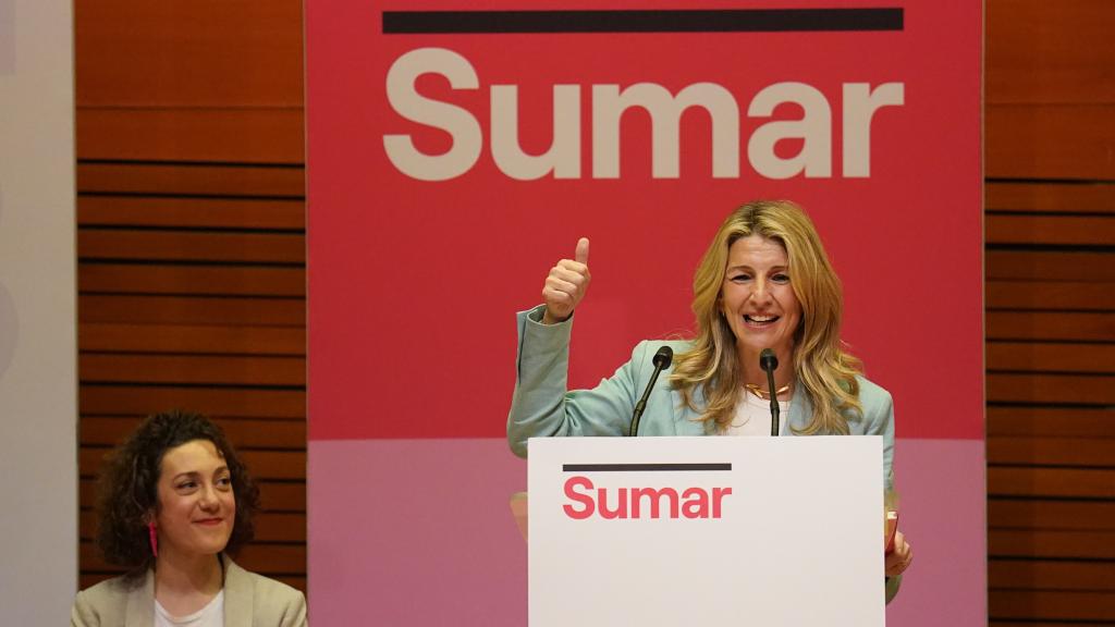 La vicepresidenta segunda, ministra de Trabajo y líder de Sumar, Yolanda Díaz, el 4 de marzo en Bilbao.