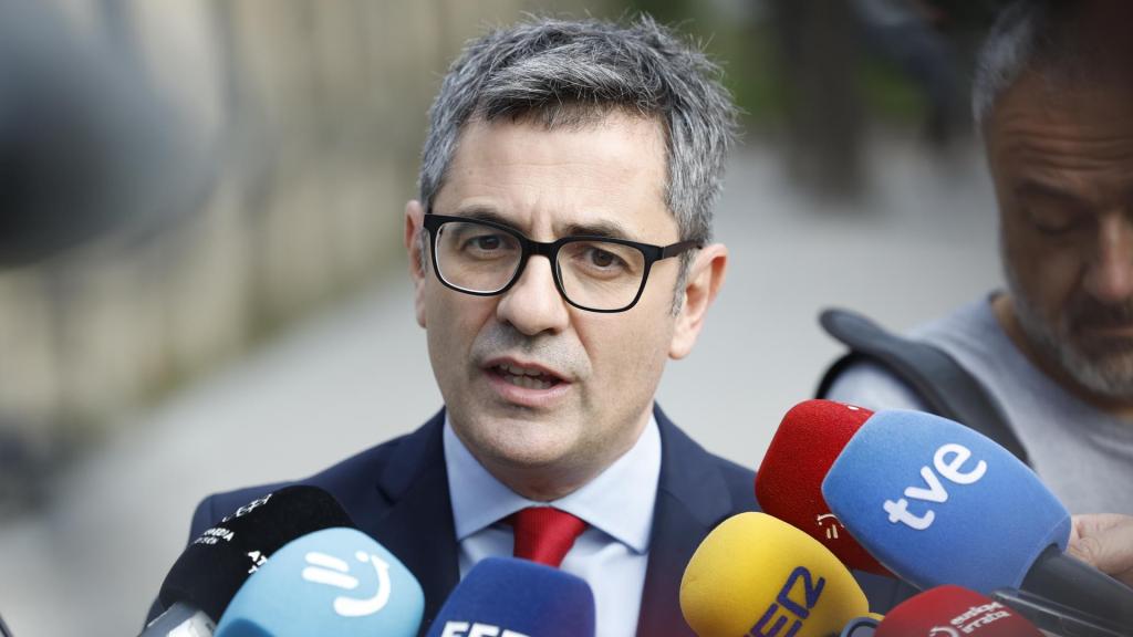 El ministro de Presidencia y Justicia, Félix Bolaños, este viernes en Bilbao.