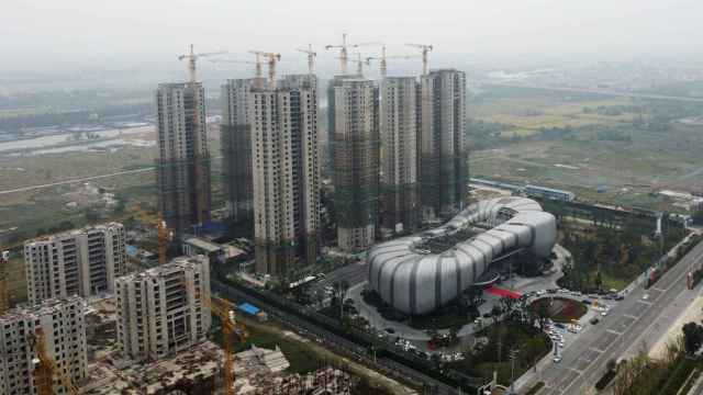 Una de las promociones que Evergrande ha dejado sin terminar de construir en China.