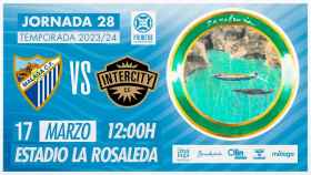 Horario y dónde ver el Málaga CF vs. Intercity: tv, directo, online, streaming
