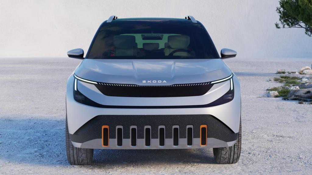 Este Skoda Epiq comparte elementos con el Volkswagen ID.2 y el Cupra Raval.