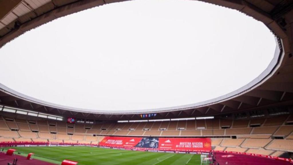 Vista del estadio de la Cartuja.