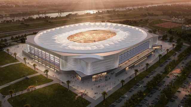 Así quedaría el Estadio de la Cartuja, según la imagen presentada por Juanma Moreno.