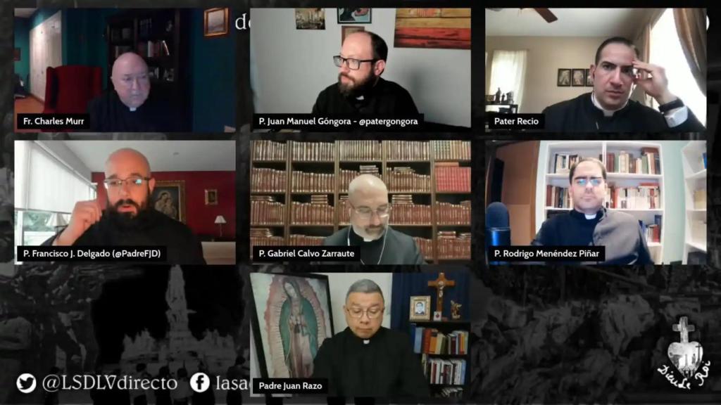 Un momento de la tertulia 'La Sacristía de La Vendée' emitida en YouTube.