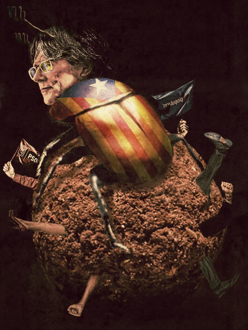 El kafkiano escarabajo Puigdemont.