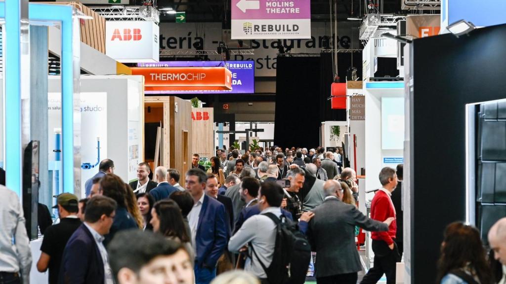 Imagen de los expositores de Rebuild en 2023.