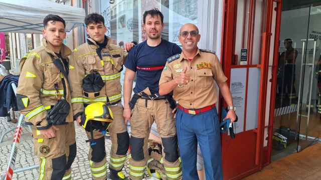 Los bomberos de Zamora en Coimbra