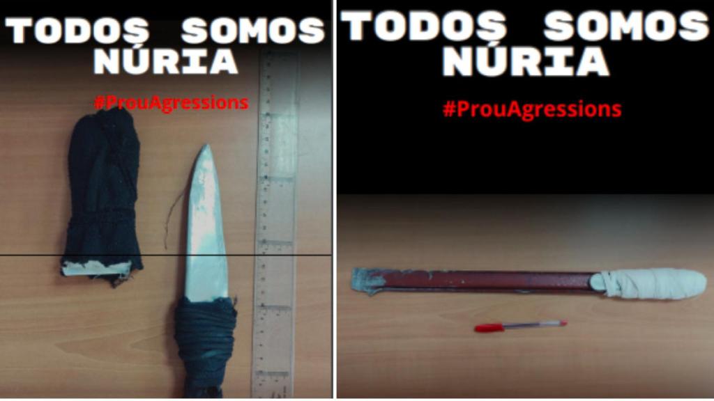 Carteles que están distribuyendo entre los funcionarios para la protesta.