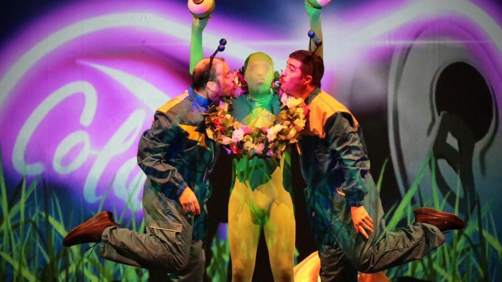 Una de las escenas de la obra de teatro