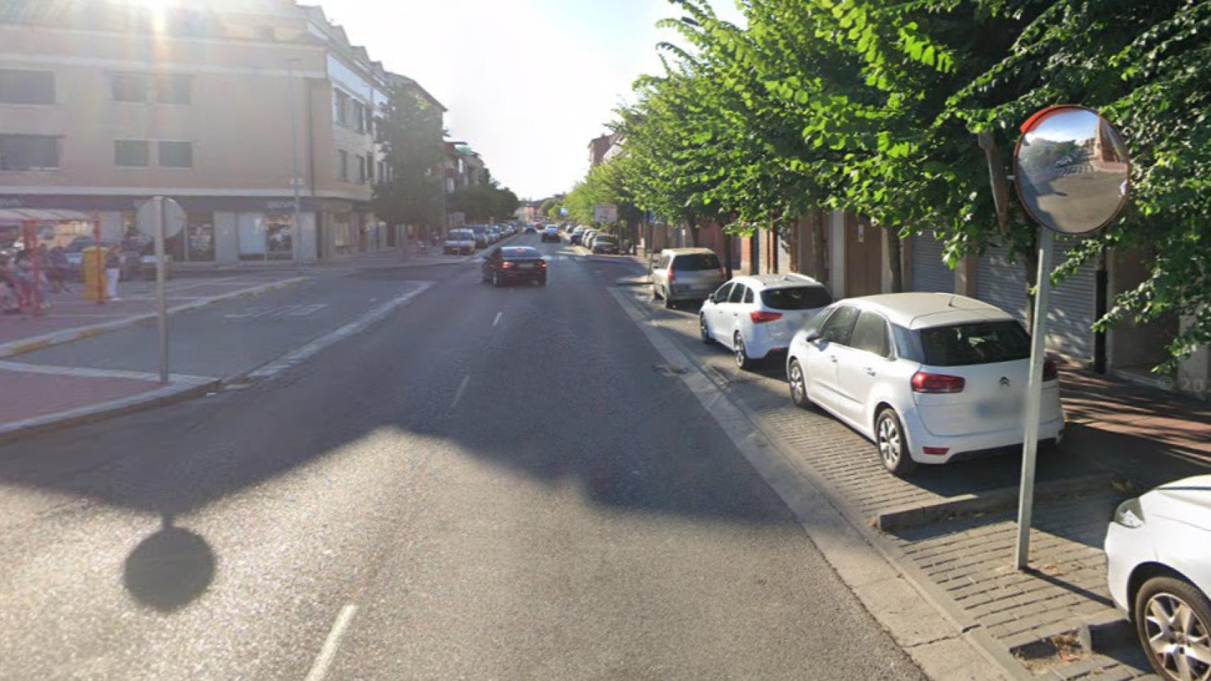 Avenida Valladolid en Tudela de Duero