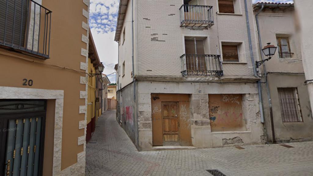 La calle donde un hombre ha sufrido una agresión en Peñafiel